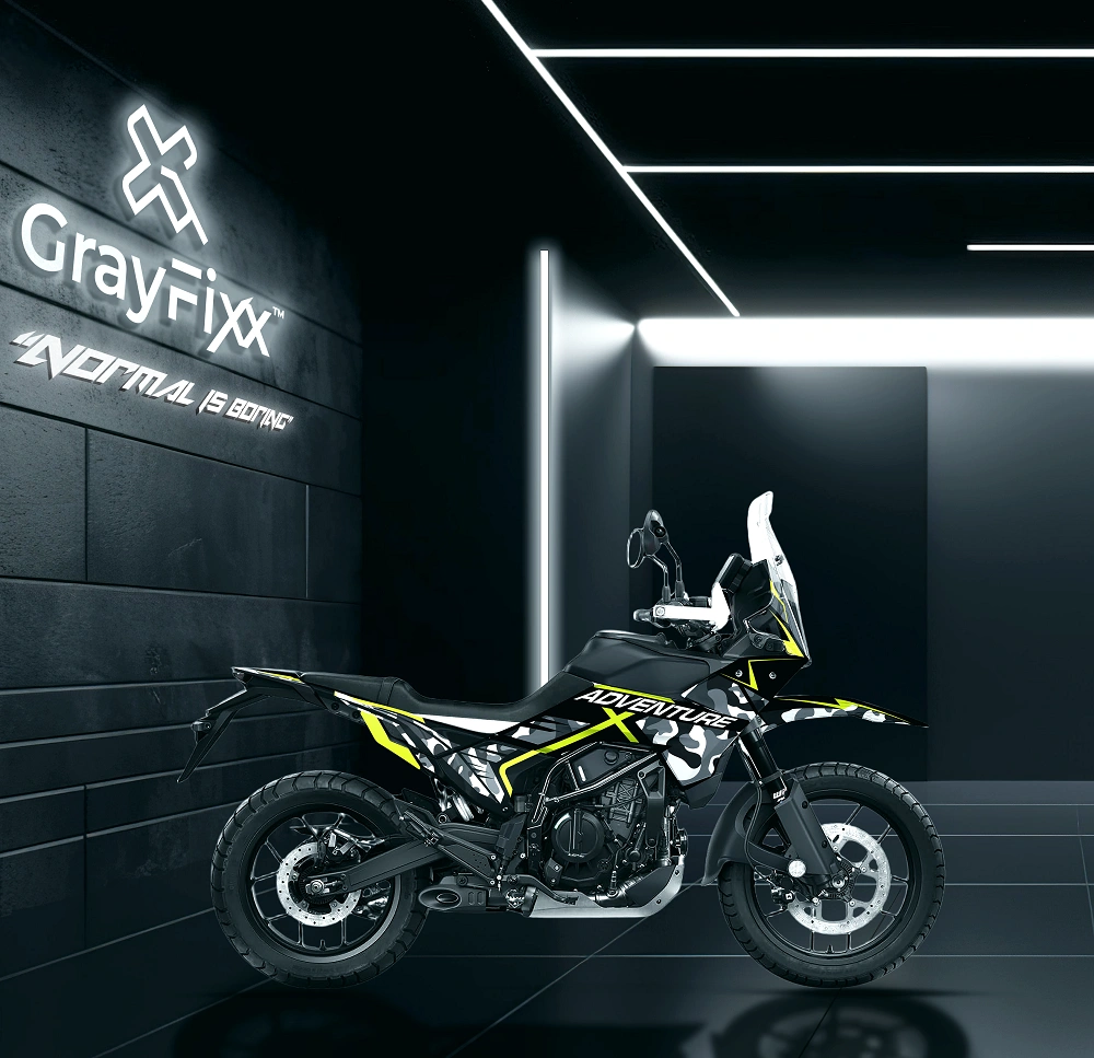 Militant Edition Full Body Sticker for Adventure 250/390 X | Premium Vinyl with FPF (Fade Protection Film), Waterproof, Precut Sticker, Pack of 1